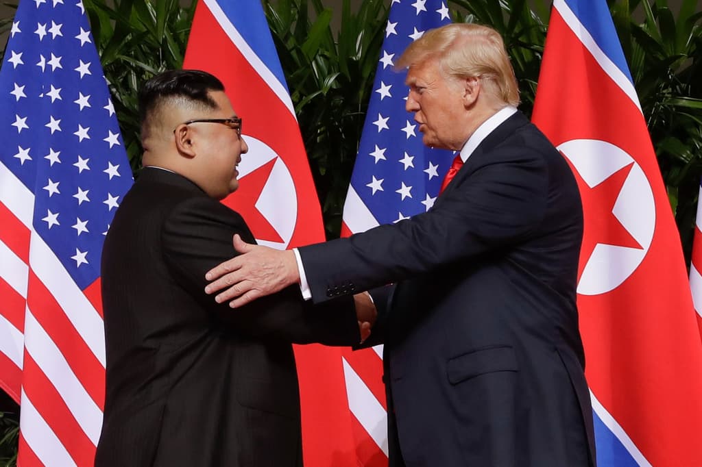 icon for US x North Korea diplomatic meeting by...?